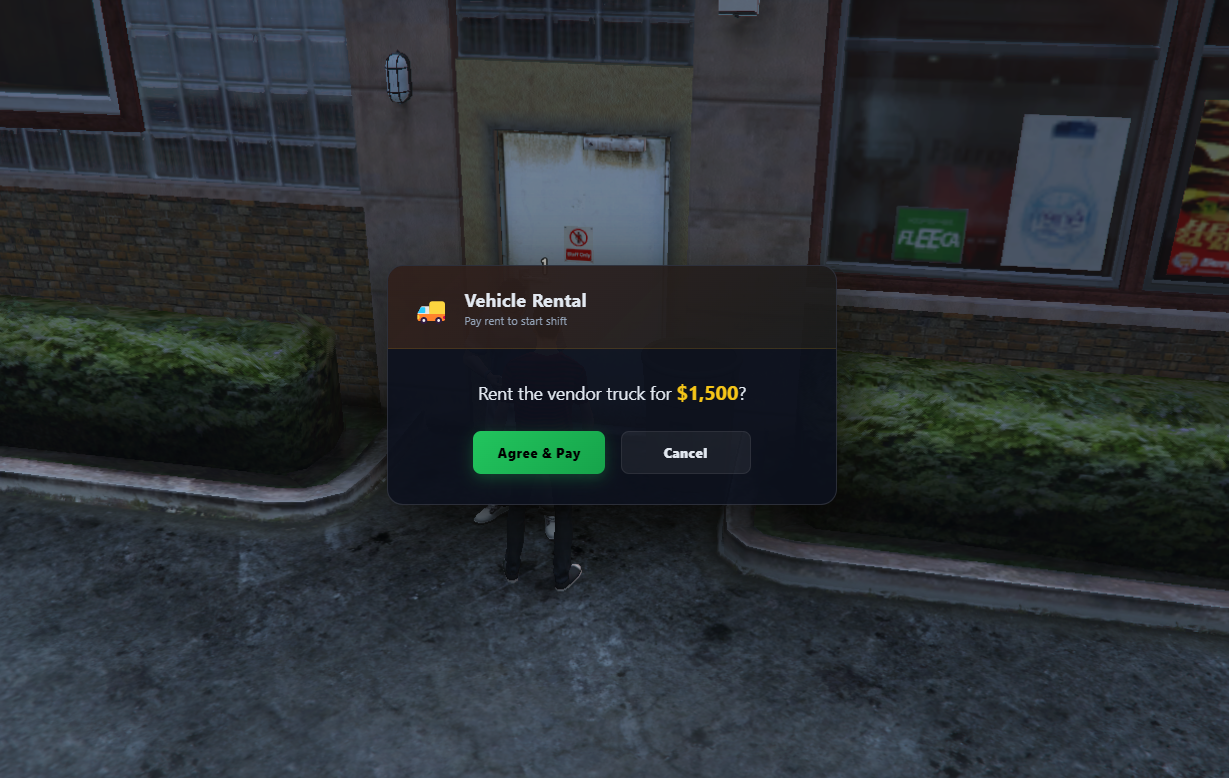Advanced Street Vendor System