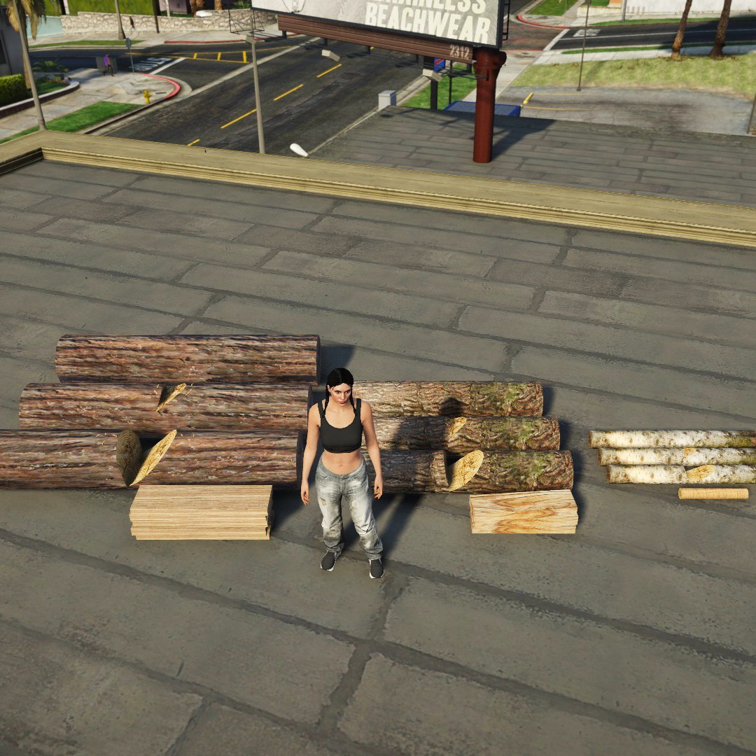 Lumberjack wood