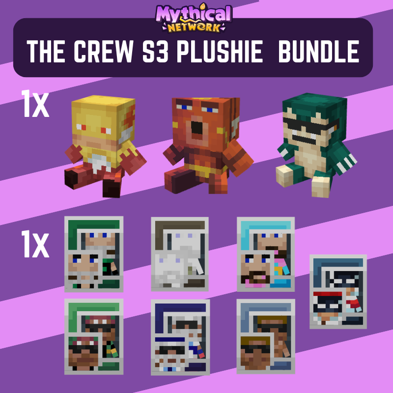 The Crew Season 3 Random Plushie Bundle