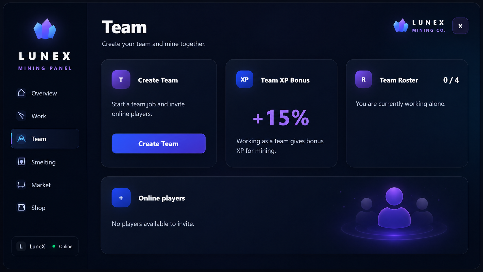Lunex Mining Job