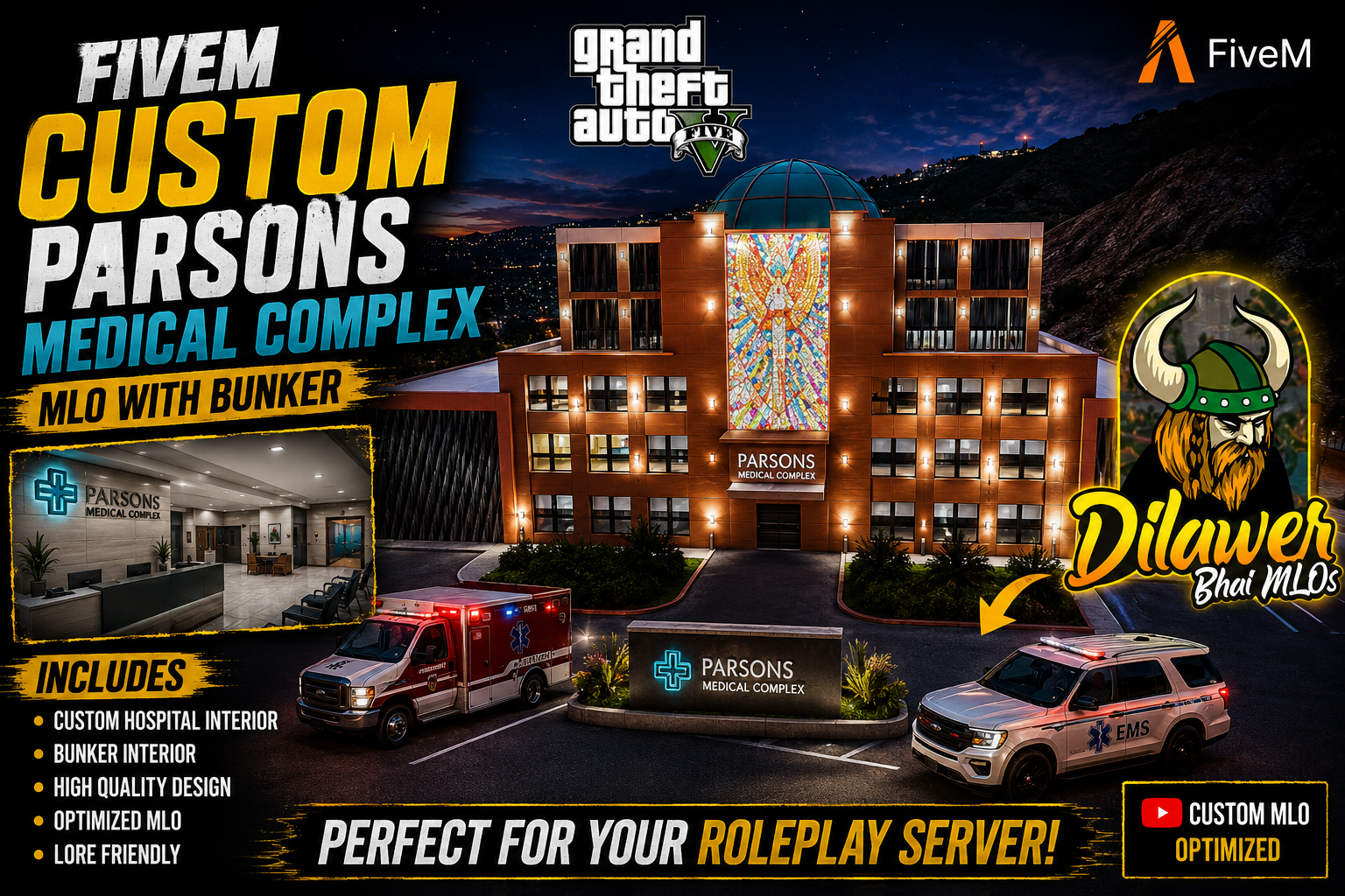 CUSTOM PARSONS MEDICAL COMPEX
