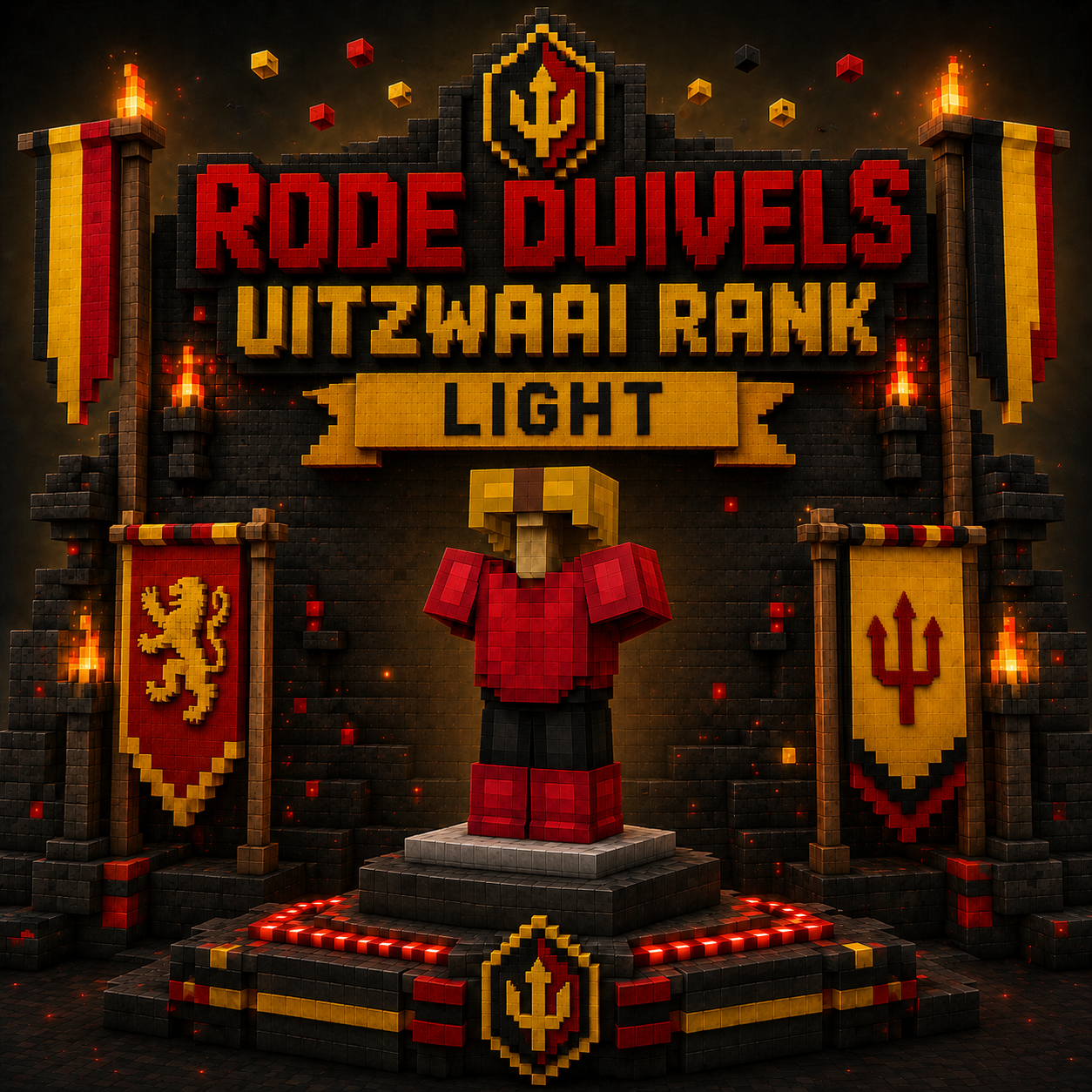 Rode Duivels Uitzwaai Rank Light