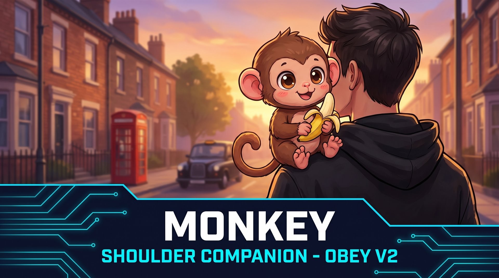 Shoulder Companion - Monkey