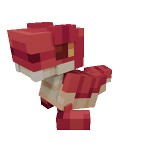 Sitting T-Rex Plushie — cosmetic Plushies item on the NovaVoid Cat Civilization Minecraft server