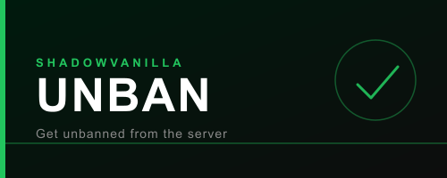Unban Ingame