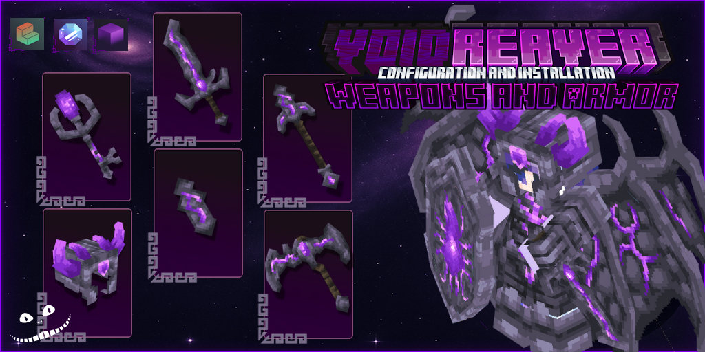 Void Reaver Weapons & Gear Collection | GeyserMC Pack