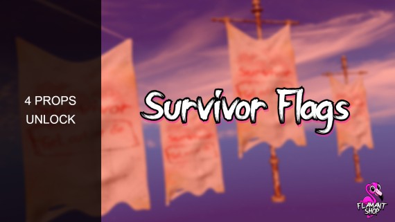 FLAMANT SHOP - Survivor Flags x4