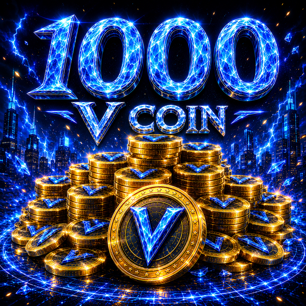 1000 x V Coin Package