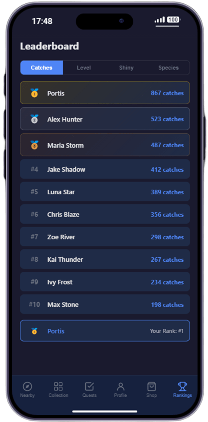 PixelHunters | Creature Catching App