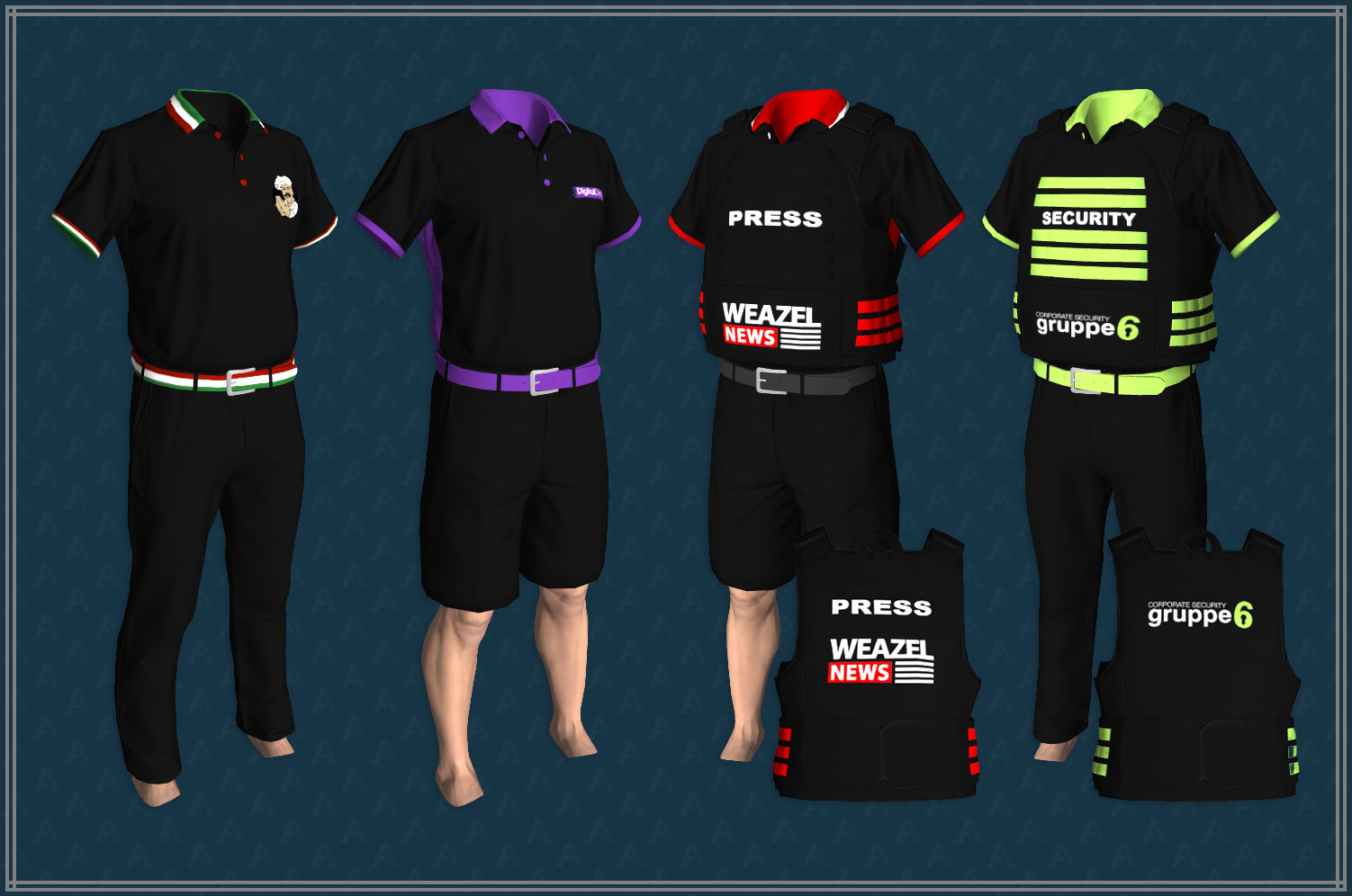 Lore-Friendly Business Clothing Pack #2