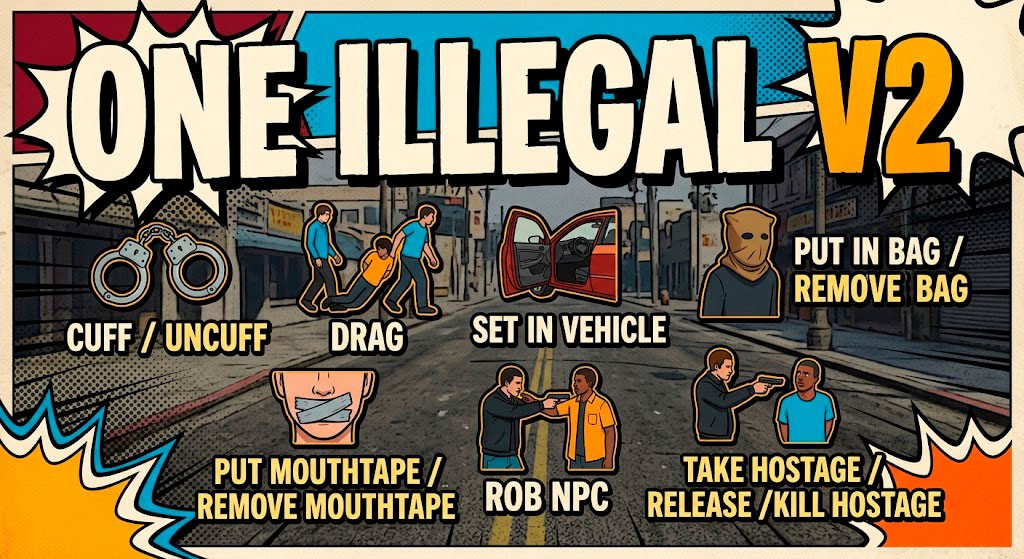 🕶️ ONE ILLEGAL SYSTEM V2 + FACTION CREATOR