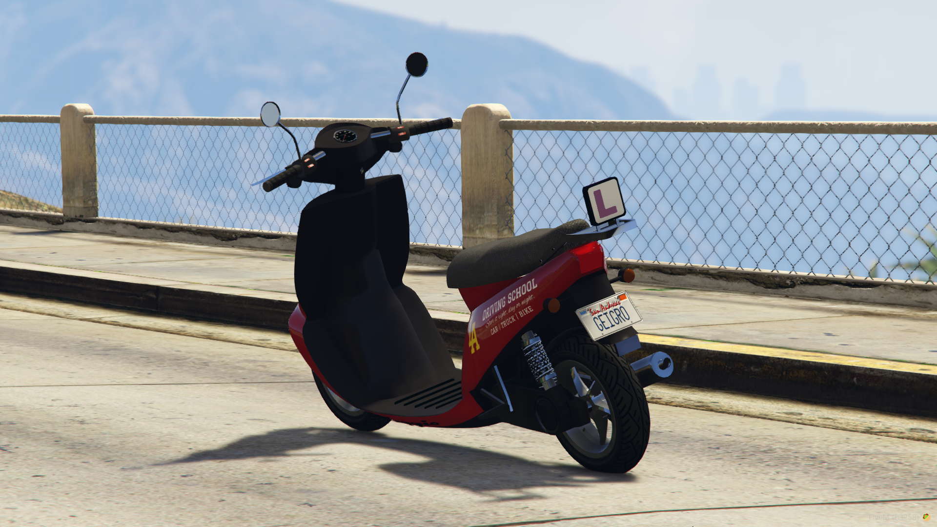 Ansicht 5 - GEIGRO Driving School für FiveM: Pegassi Faggio