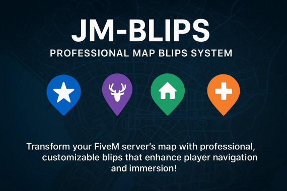 JM-Blips - Professional Map Blips System