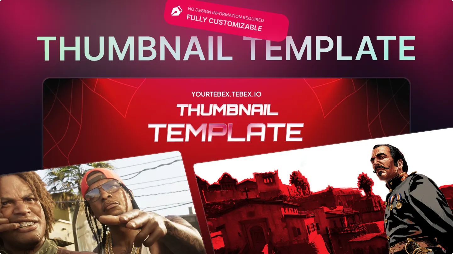 Fully Customizable Thumbnail Template