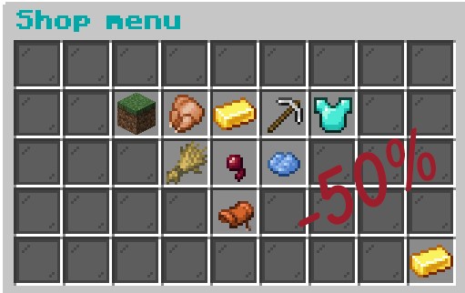 Shop Buy SALE -50% [Survival]