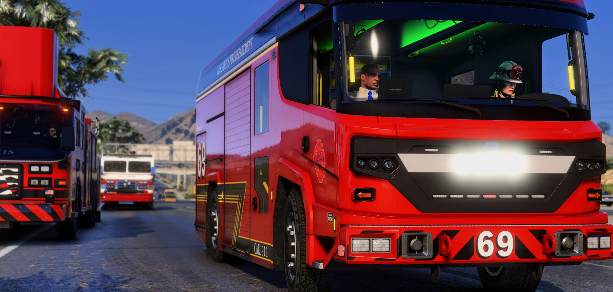 Brenner Starkstrom Electric Fire Truck