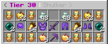 Inventario del kit Tier 30