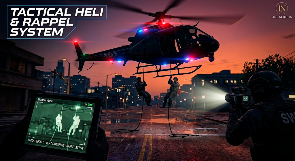 🚁 Advanced Tactical Heli & Rappel System 💎