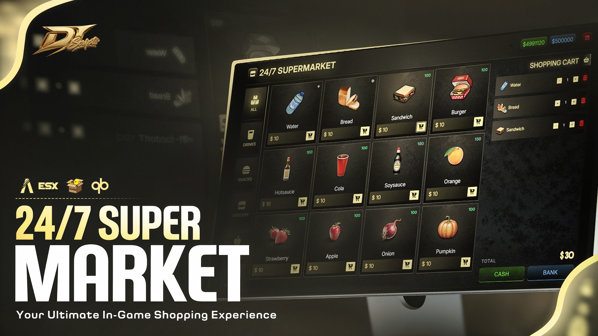 SHOP SYSTEM || QBCore | QBox | ESX