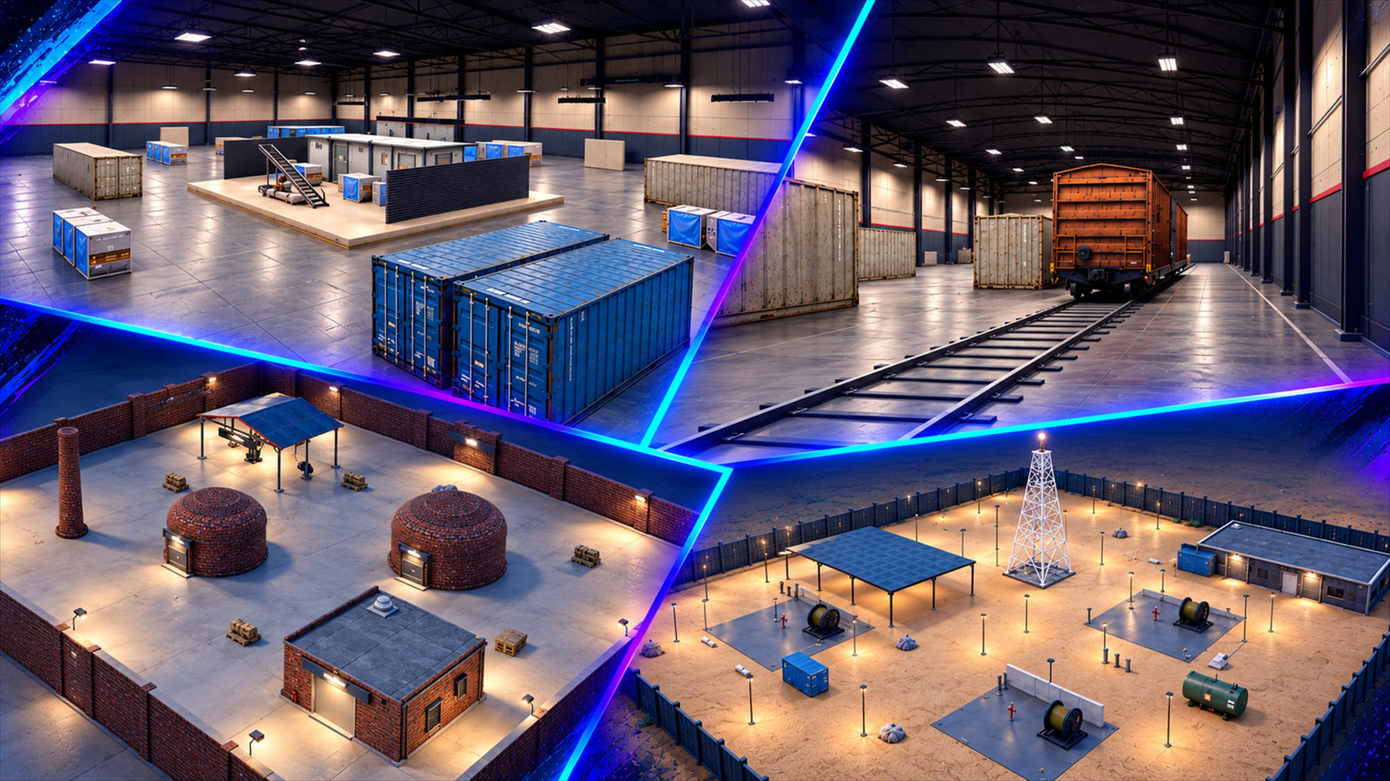 FiveM PvP Maps | 12 Industrial Arenas — FiveHub Pack 01