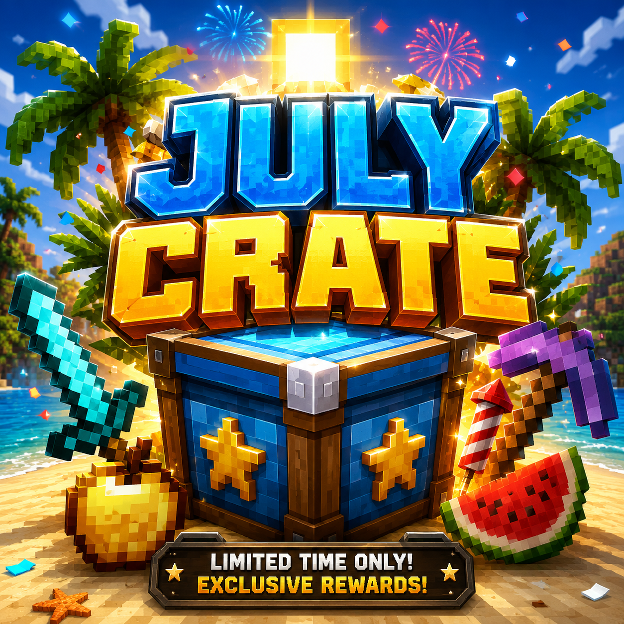 1x JULY Crate Key