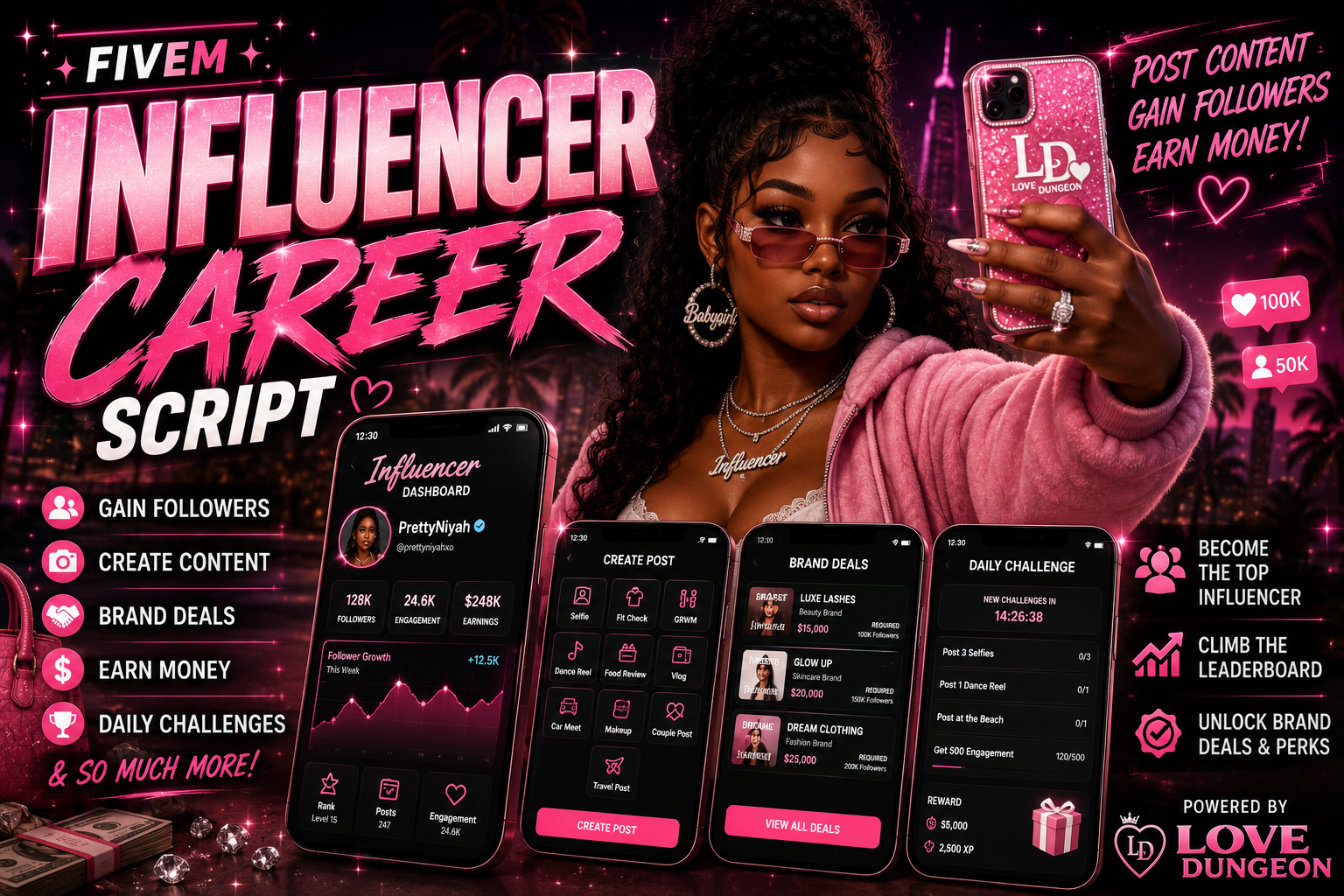 LD Influencer Career | QBCore & ESX