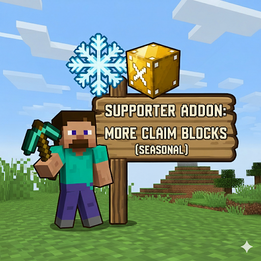 Supporter Addon: More Claim Blocks (Seasonal)