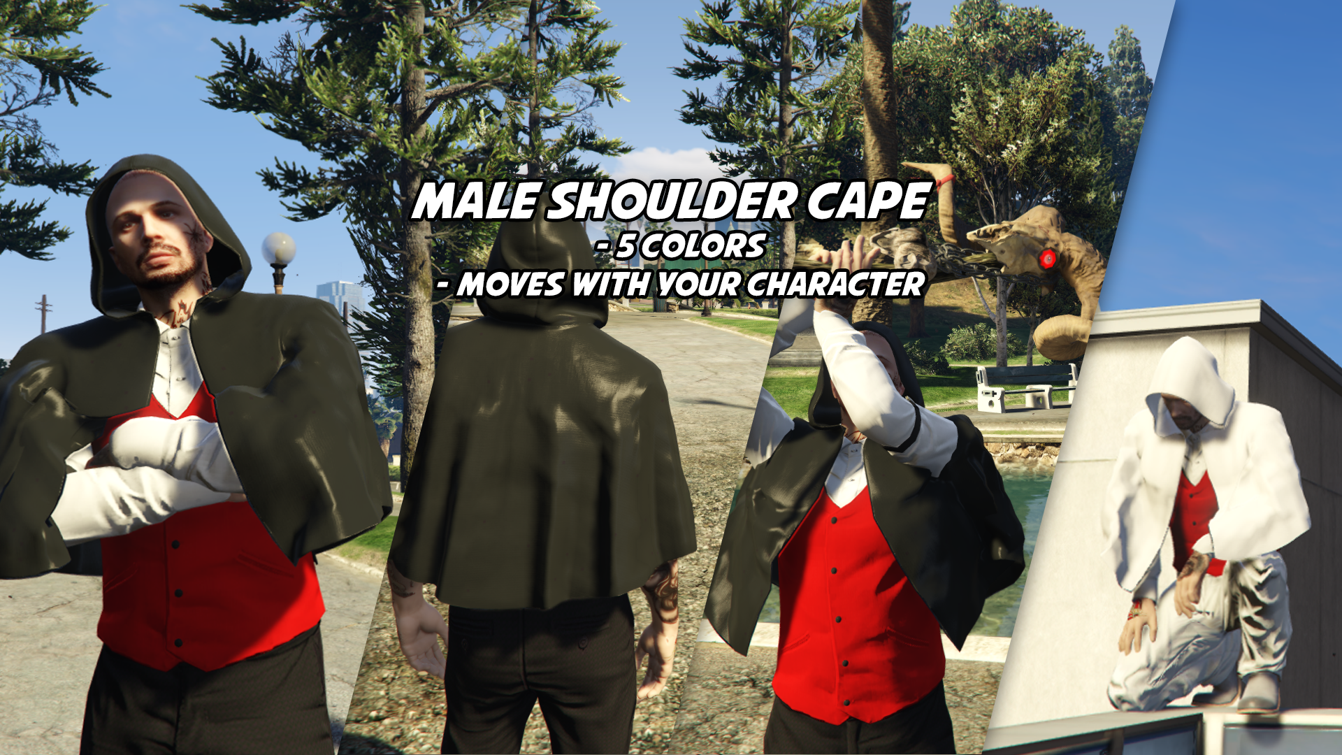 Male Shoulder Cape (+ Physics)