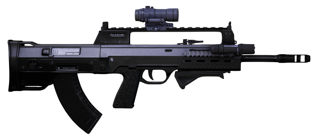 Bullpu Rifle MK2   + 100 Ammo