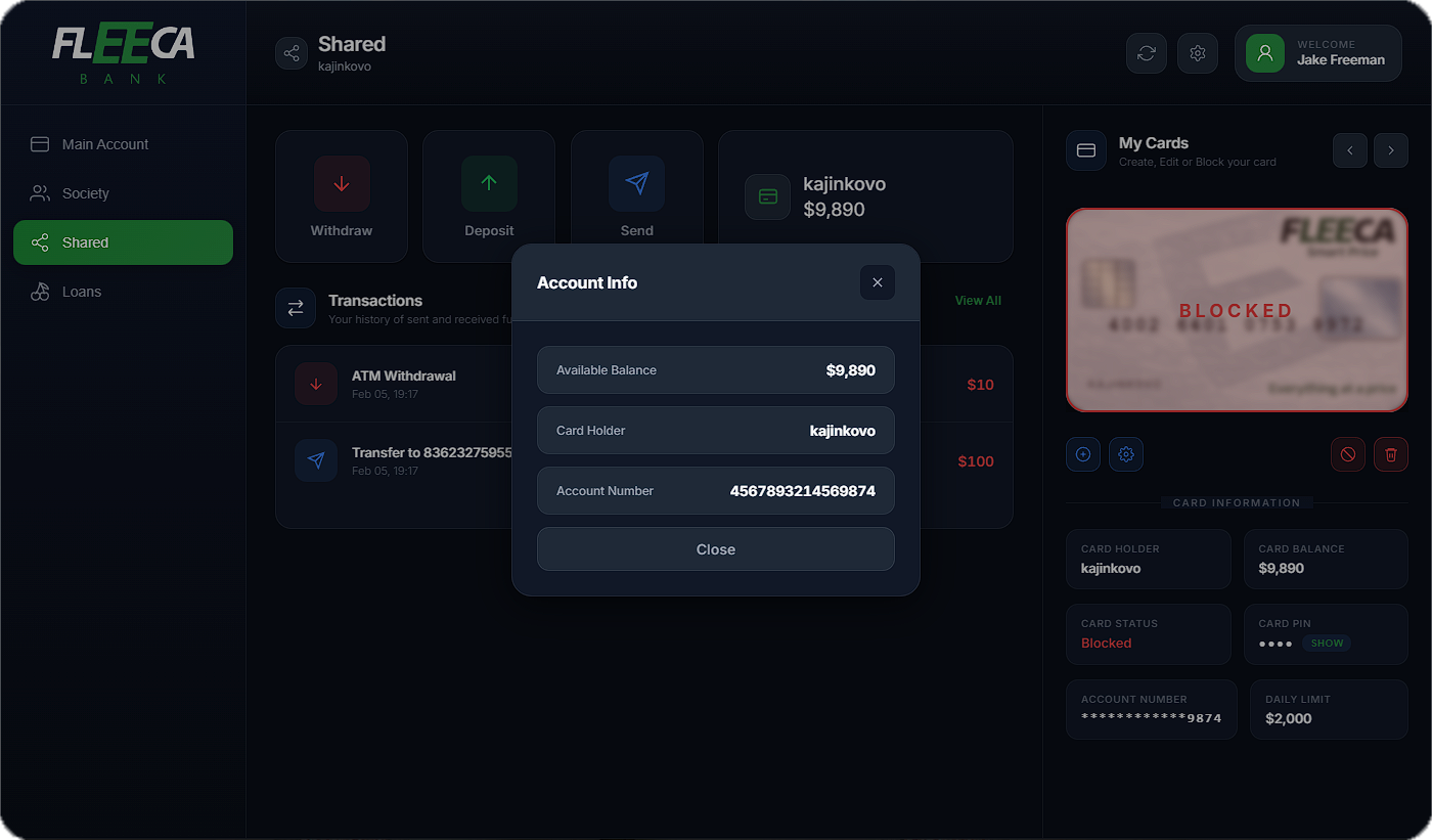 OneClub Banking Script v2