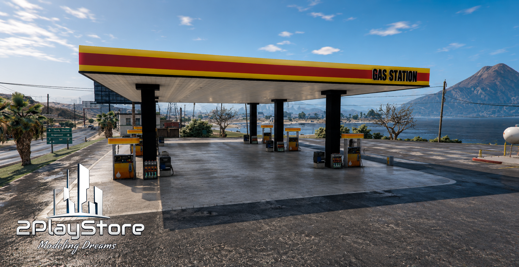 GasStation – Optimized & Realistic Map