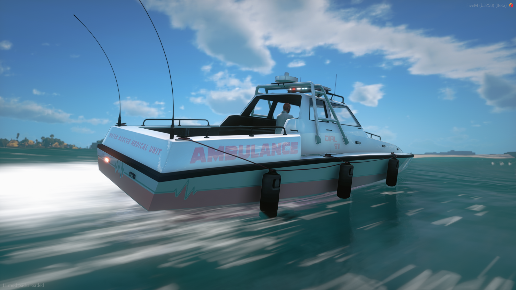 Predator Boat Ambulance Version