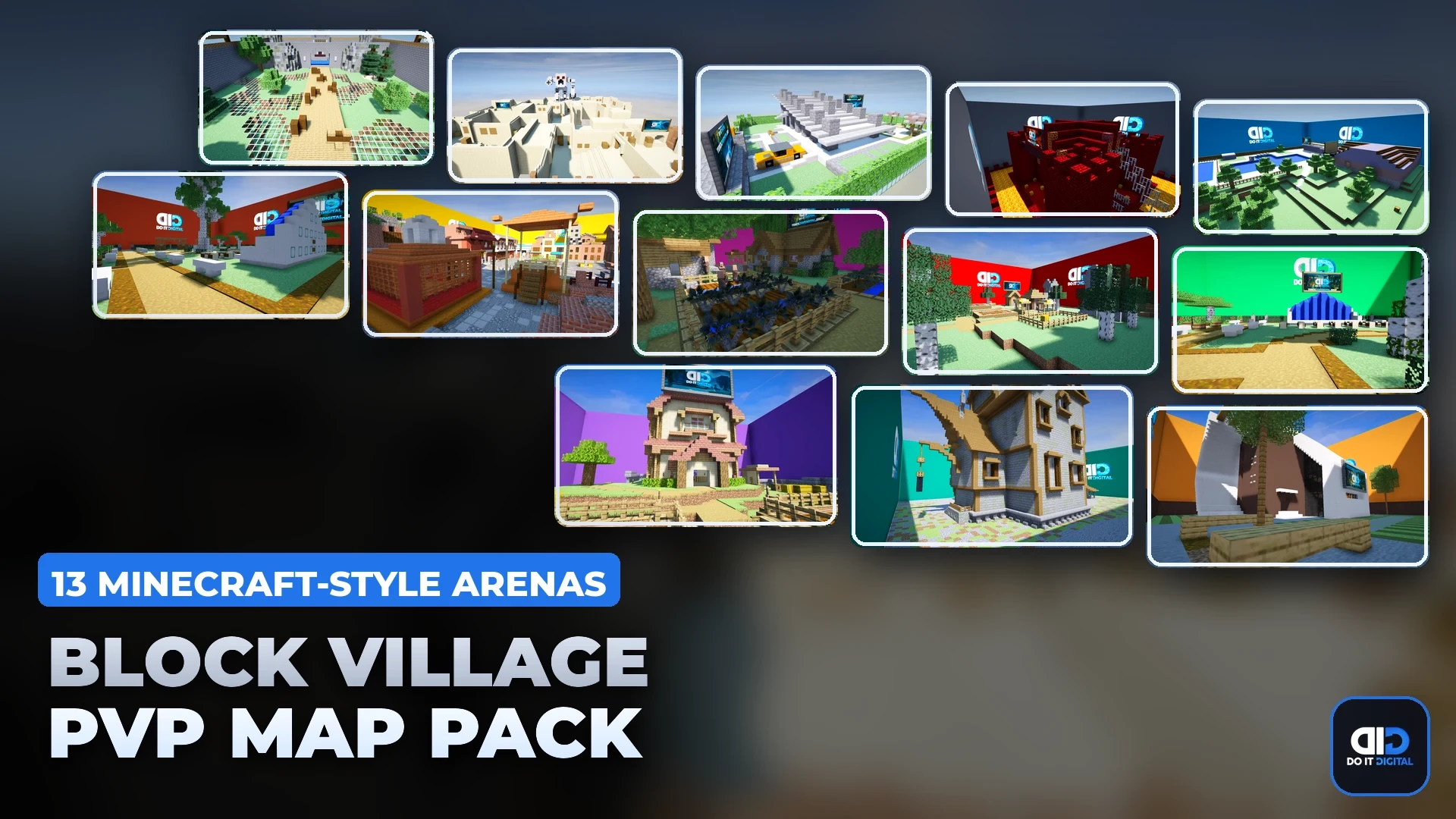 Fivem Block Village PvP Map Pack [15 ARENAS]
