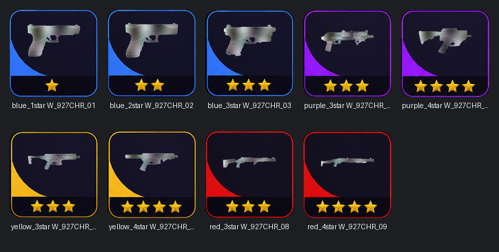 927 Chrome Pack — 9-Weapon FiveM Addon Weapon Pack