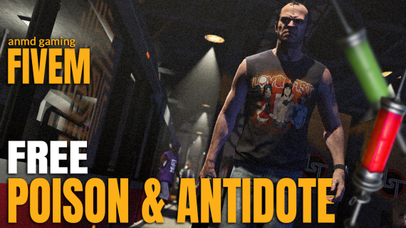 FiveM - V2  Realistic Poison & Antidote Script [ESX]