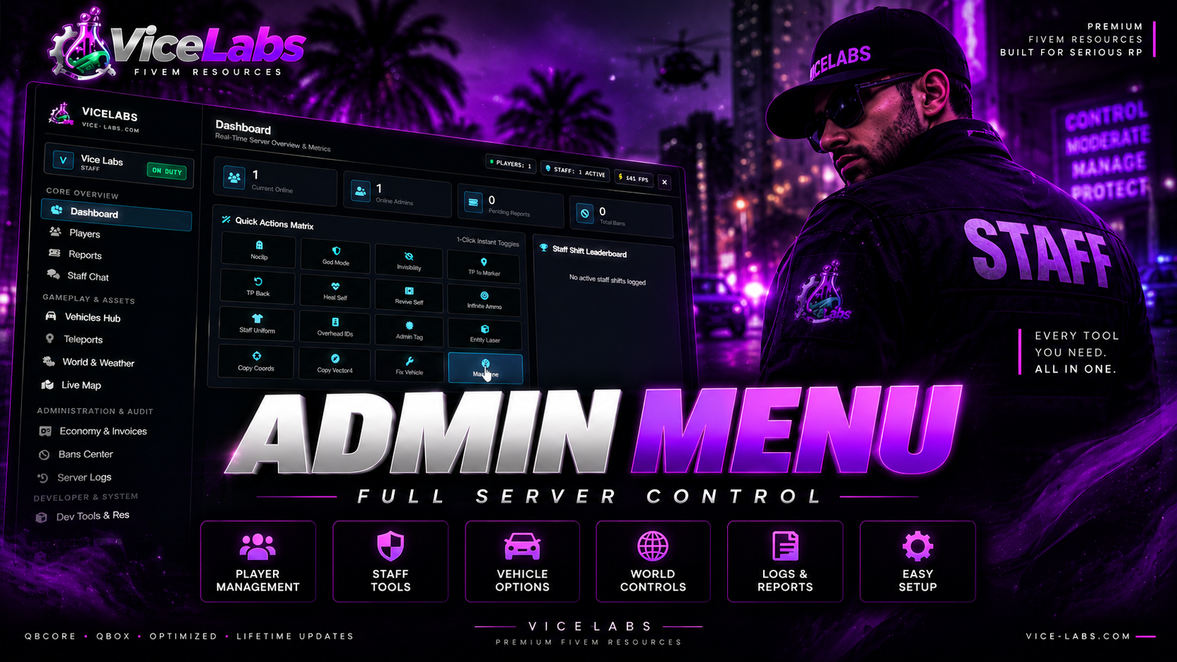 Admin Menu | Full Server Control in-game preview