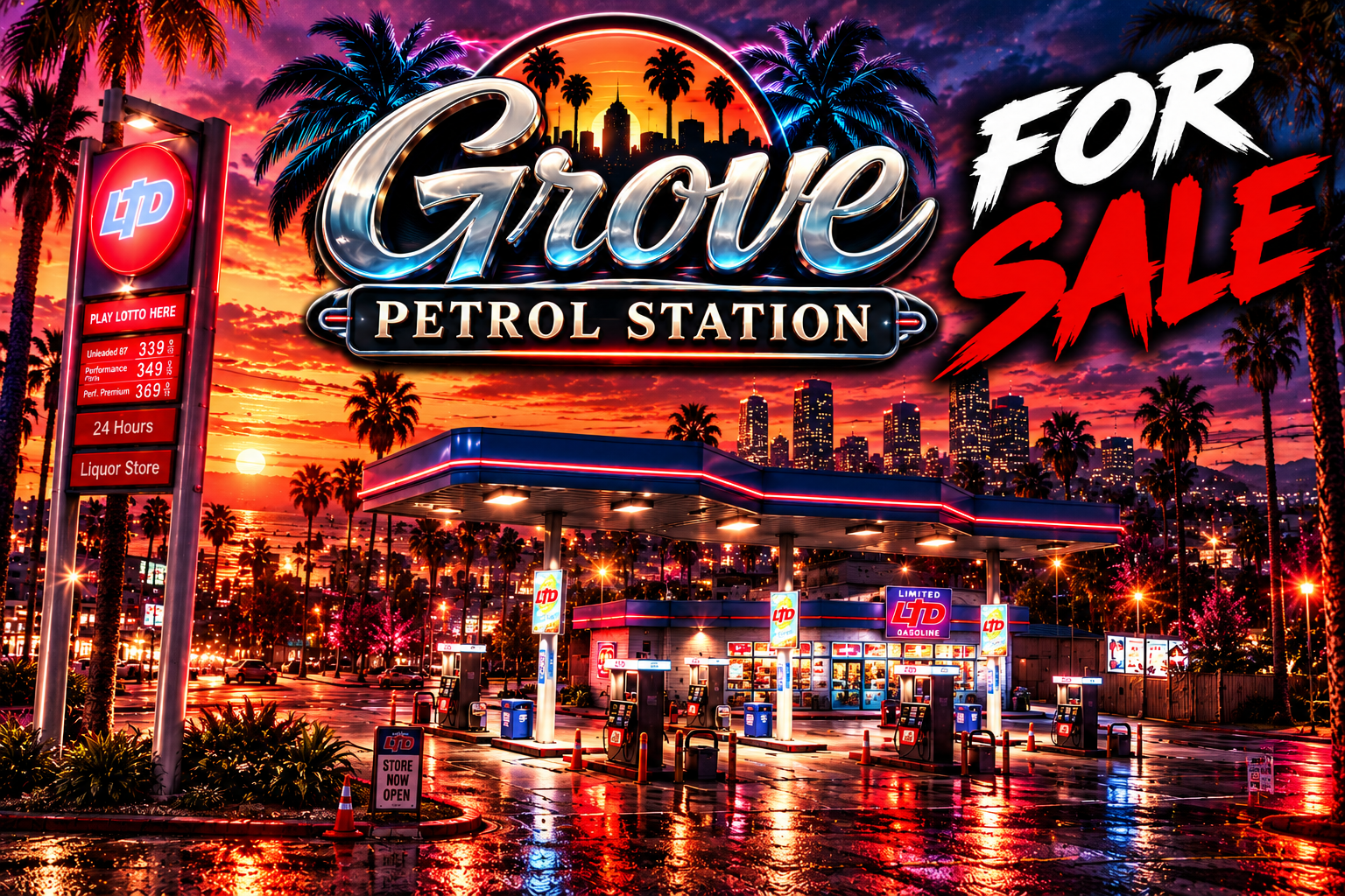 🛢️⛽ GROVE STREET PETROL STATION ⛽🛢️
