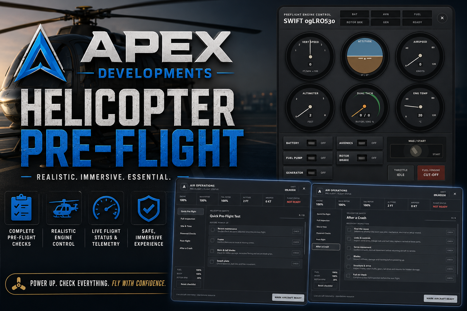 Preflight Engine Control