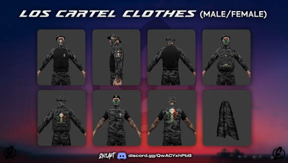 Los Cartel Clothes ( Male & Female )