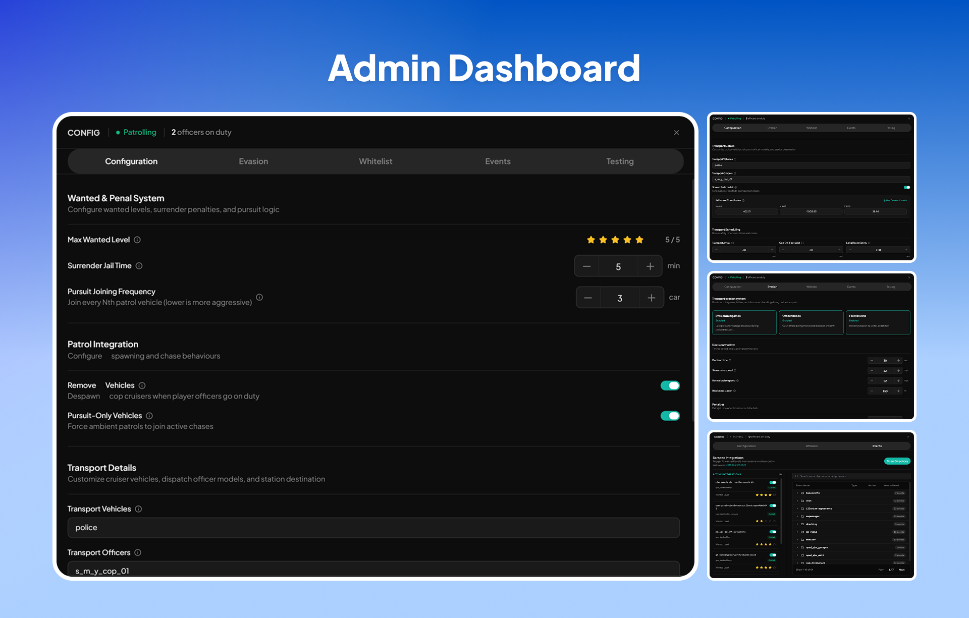 [ESCROW] Adaptive Law Enforcement System | QB/QBOX/ESX