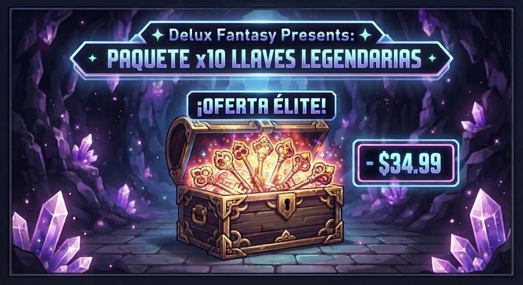 👑 Lote x10 Llaves Legendarias