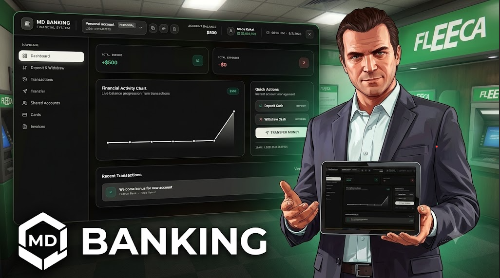 MD Banking | Most Advanced Banking, Billing & Cashless Payment System