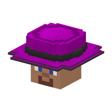 Dark Purple Fedora Hat