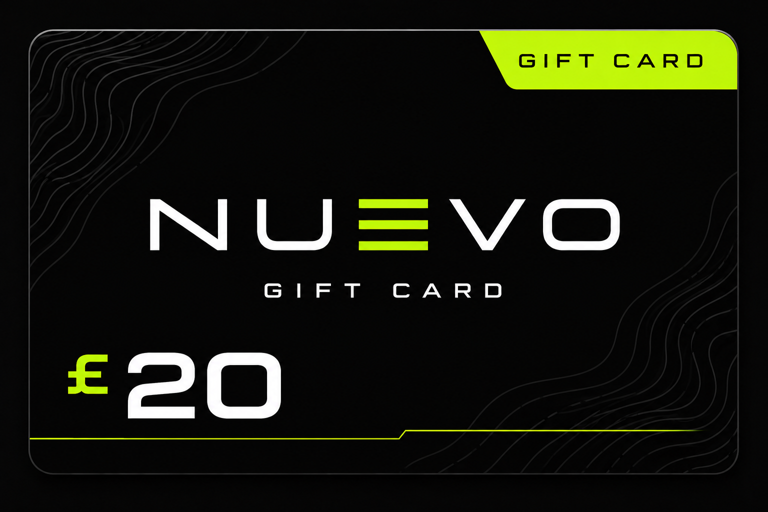 NUEVO £20 Gift Card Garage Credit
