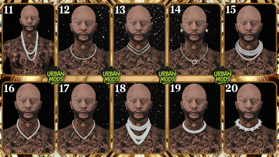 [CHAINS] PACK #2 - ONLY MODEL 3D NO FIVEM [.OBJ and TEXTURES]