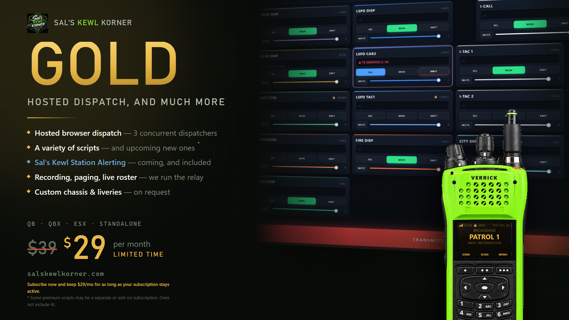 Gold Subscription - Monthly