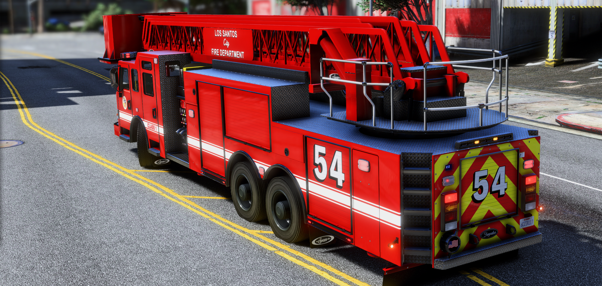 Spear Impulse Aerial Ladder Fire Truck