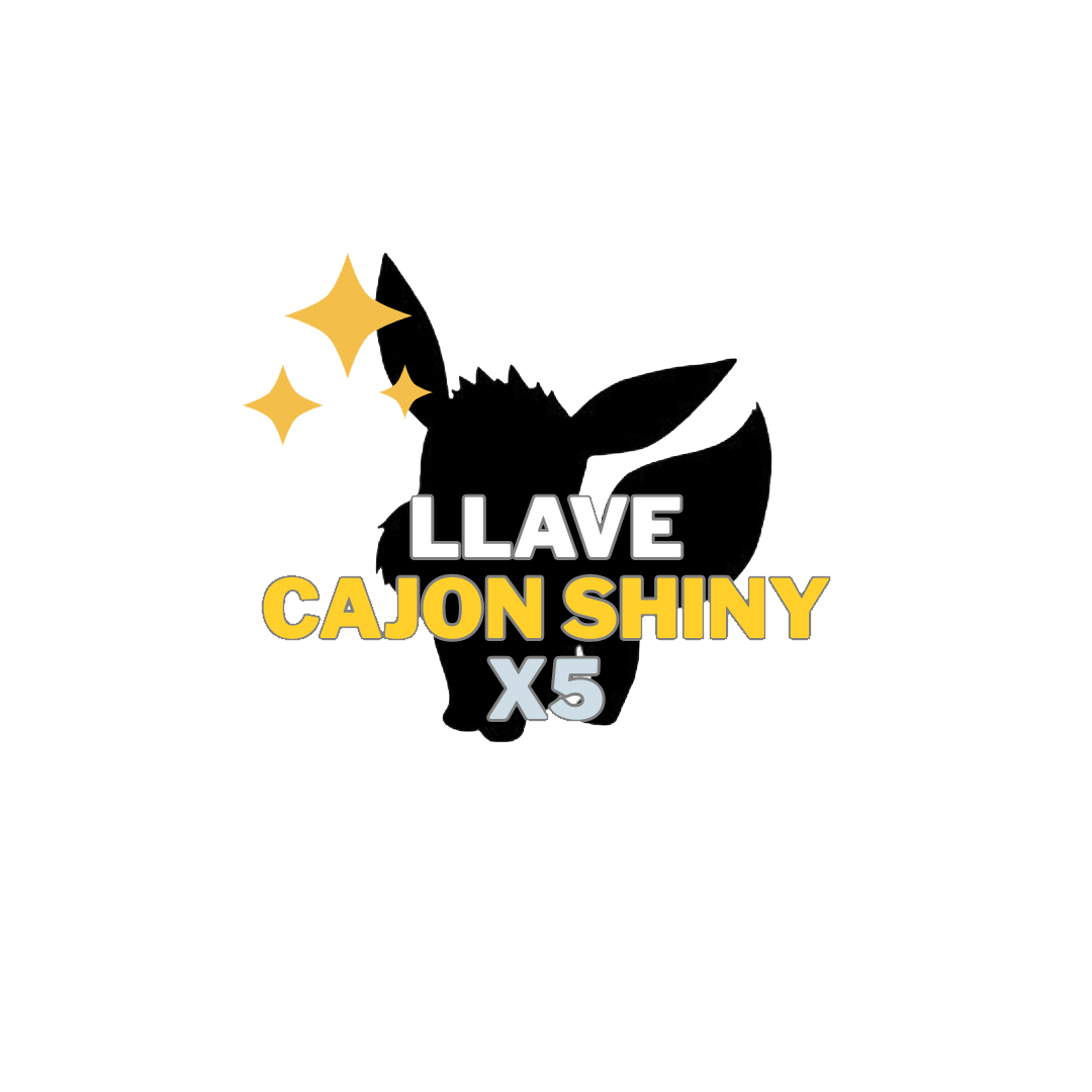 ✨ X5 LLAVE CAJON SHINY OSCUROS