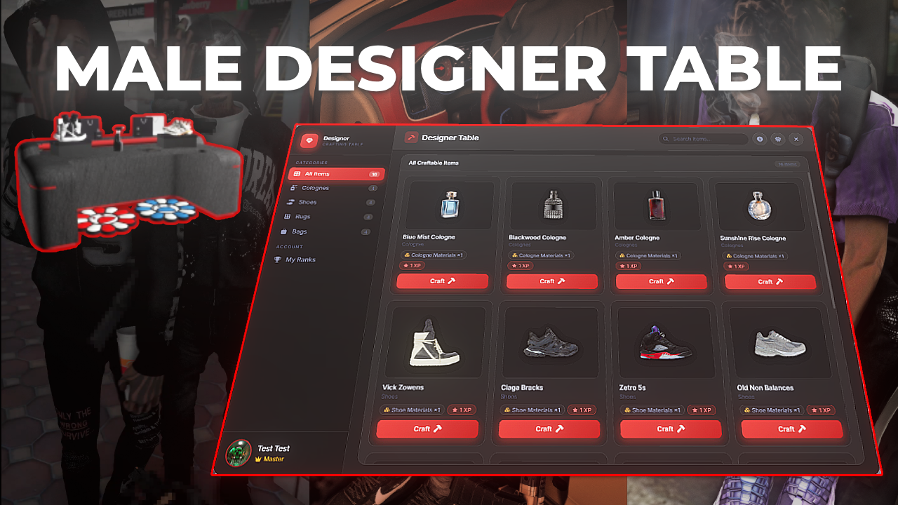 Echo Male Designer Table