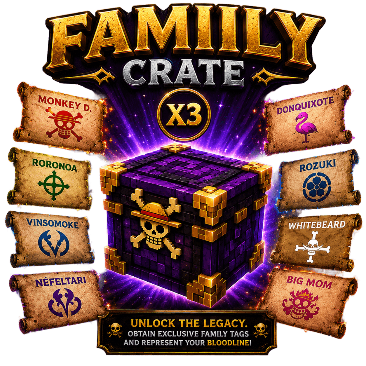 x3 Family Crate